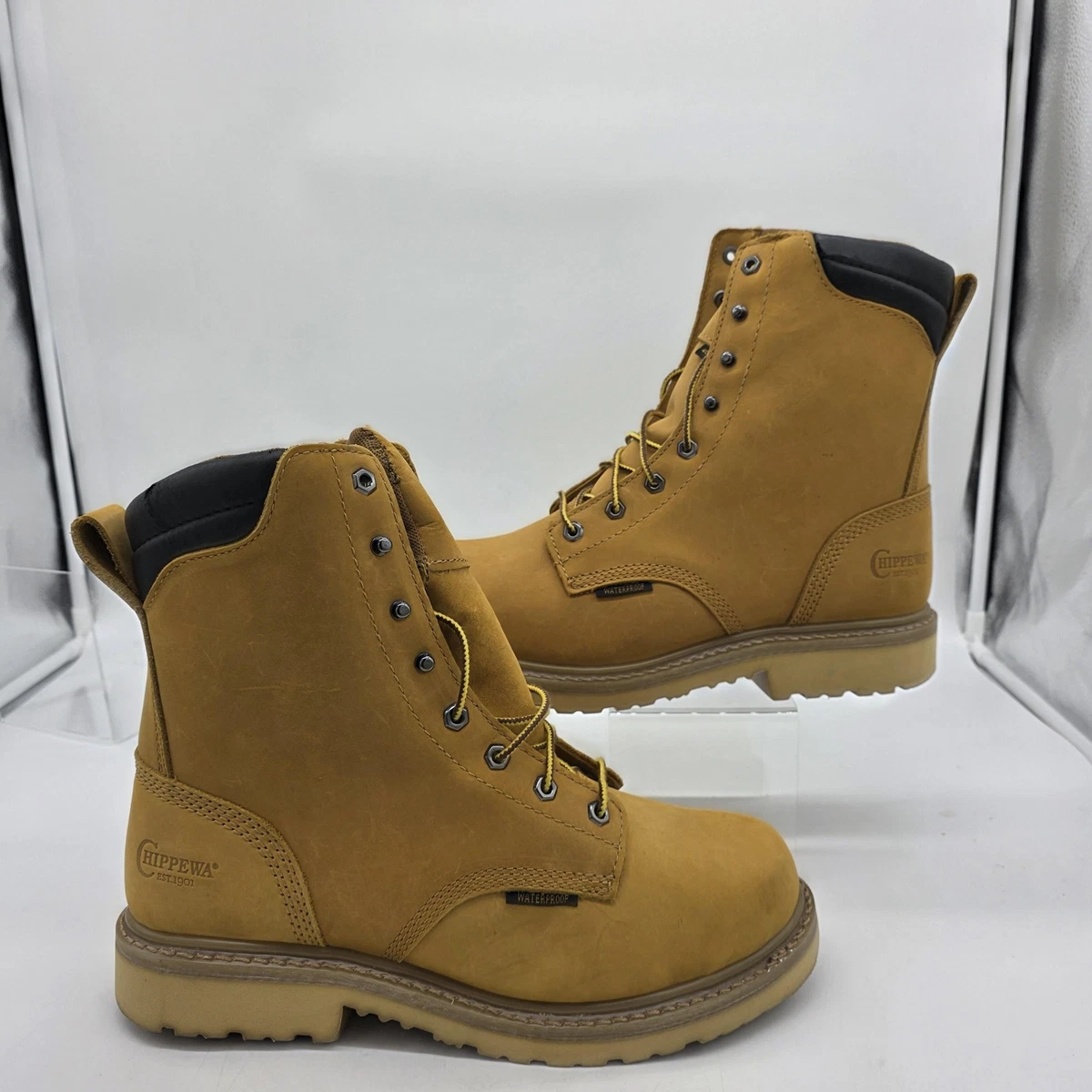 Chippewa Stivale Lavoro Uomo Bolville 73208 Punta Composita 8