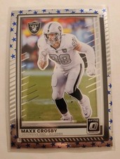 Maxx Crosby 2025 Donruss Optic Prizm Stars Holo Card #183 SP