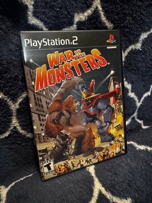 War of the Monsters (Sony PlayStation 2, 2003) CIB Case Manual Game Disc, VG+
