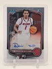 DARRION WILLIAMS 2025-26 BOWMAN CHROME U 1ST AUTOGRAPH BASE NC STATE Q4736