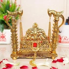 Laddu Gopal Jhula Statue Little Bal Krishna Murti Kanha Idol Gift Xmas / Diwali