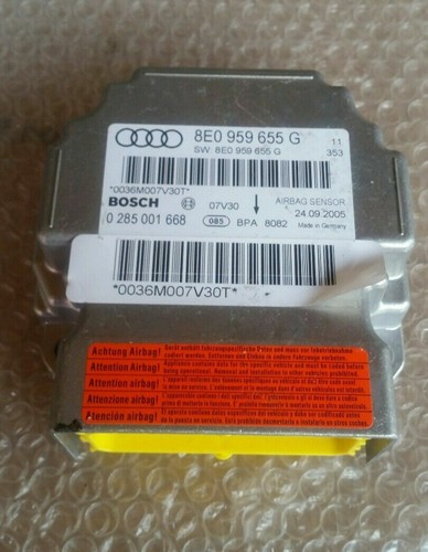 Audi A4 8E B7 Airbag Steuergerät Airbagsteuergerät 8E0959655G unfallfrei Origina