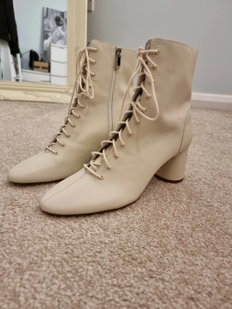 lace up ankle boots zara
