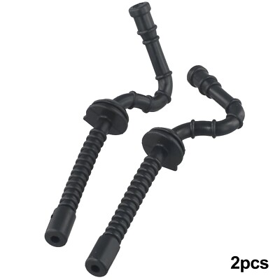 2tlg Schlauchleitung Kraftstoffleitung Ersatz Kettensäge Schwarz Ersatzteile Set Kit Heiß Neu