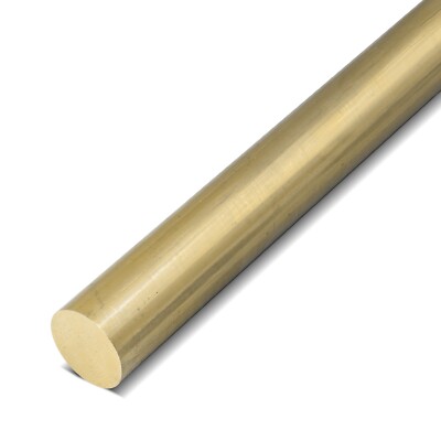 Messing Rundstab MS58 10mm - 30cm Länge Für Handwerk & Hobby