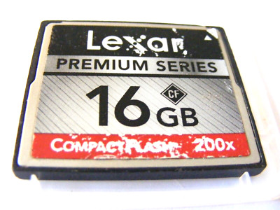 16GB Compact Flash Card 200x PREMIUM SERIES ( 16 GB CF Karte ) LEXAR gebraucht