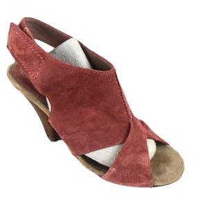 burnt orange suede heels