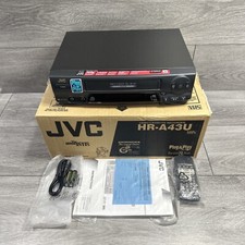 PARTS OPEN BOX JVC HR-A43U Pro-CISION 19u 4 Head Plug  Play Player VHS VCR Box