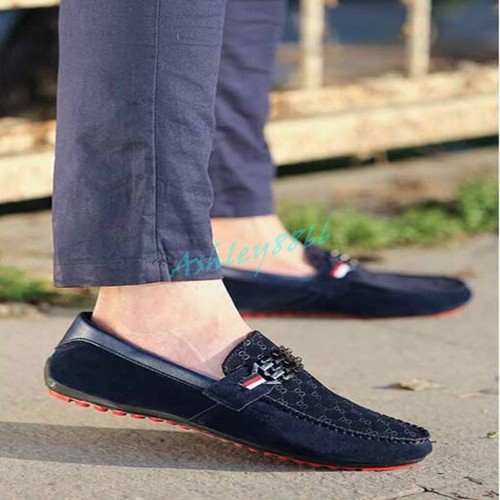 Mens Slip On Casual Boat Moccasins 