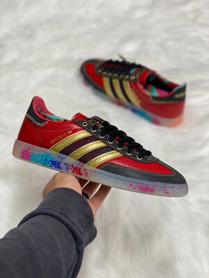 Adidas S.E.E.D. x Handball Spezial Mens Handball Shoes Black ID8617 NEW Size 4