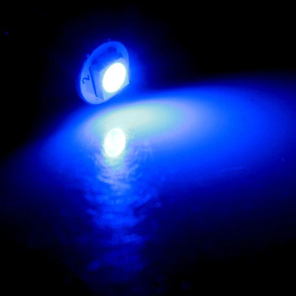 10X PC74 T5 Instrument Cluster Gauge Panel Dash 5050 LED Light Twist Socket Blue - Image 4 of 4