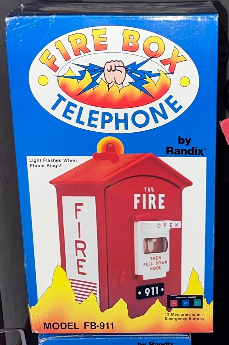 Randix FB-911 Firefighter Fire Box Telephone Box ~ NIB | eBay