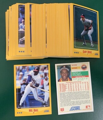 1988 Score SET BREAK singles - stars, commons, rookies, Hall of Famers #441-660