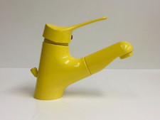 Waschtischarmatur Brause Gelb, Auszugsbrause, Einhebelmischer, Wasserhahn