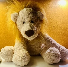 HugFun International Lion Stuffed Animal Soft Brown Large 18in Plush Toy
