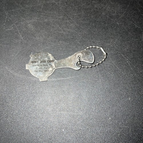 Vntg Bobs Used Cars York Pa Turtle shaped Keychain Spark Plug Gapper