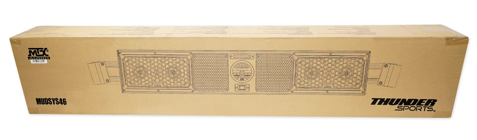 Звуковая панель MTX MUDSYS46 с 4 динамиками Bluetooth Динамики на руле Powersports