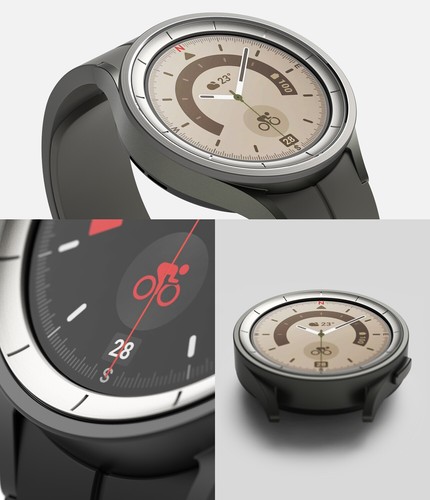 For Samsung Galaxy Watch 5 Pro 45mm Case | Ringke Inner Bezel Styling Ring Cover - Picture 5 of 49