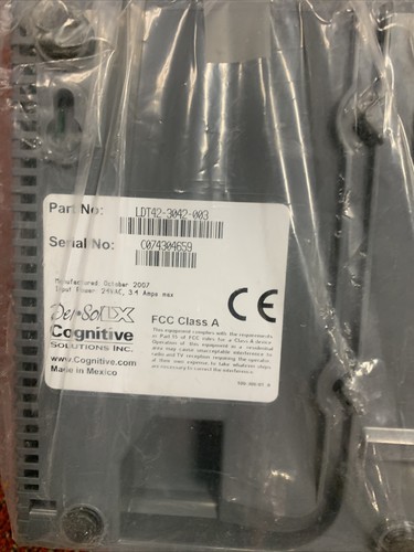COGNITIVE DEL SOL LDT42-3042-003 THERMAL TRANSFER LABEL PRINTER -PARALLEL/SERIAL - Picture 2 of 6