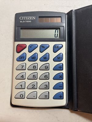 VINTAGE CITIZEN SLD-7200 CALCULATOR (26A)