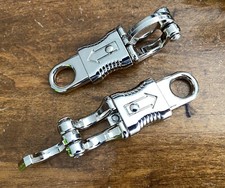 (2) TWO Silver Panic Snap for 550 Paracord Get Back Whip USA SHIP TJParacord