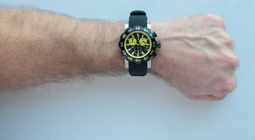 Mercedes Benz Motorsport Racing Car Accessory GMT Diver Design Chronograph Watch - Picture 18 of 24