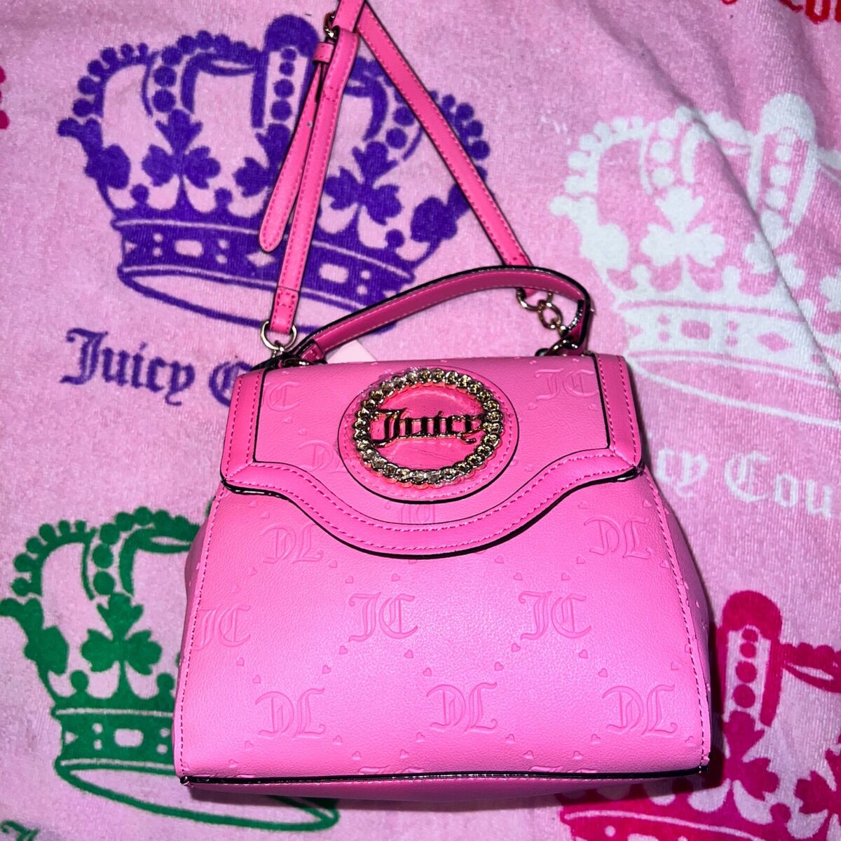 New Pink Juicy Couture Purse Handbag Stay In Circle New Pink Juicy Couture Purse Handbag Stay In Circle