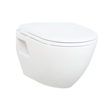 SHORT PROJECTION WALL HUNG ALL IN ONE COMBINED BIDET TOILET WITH SOFT CLOSE SEAT