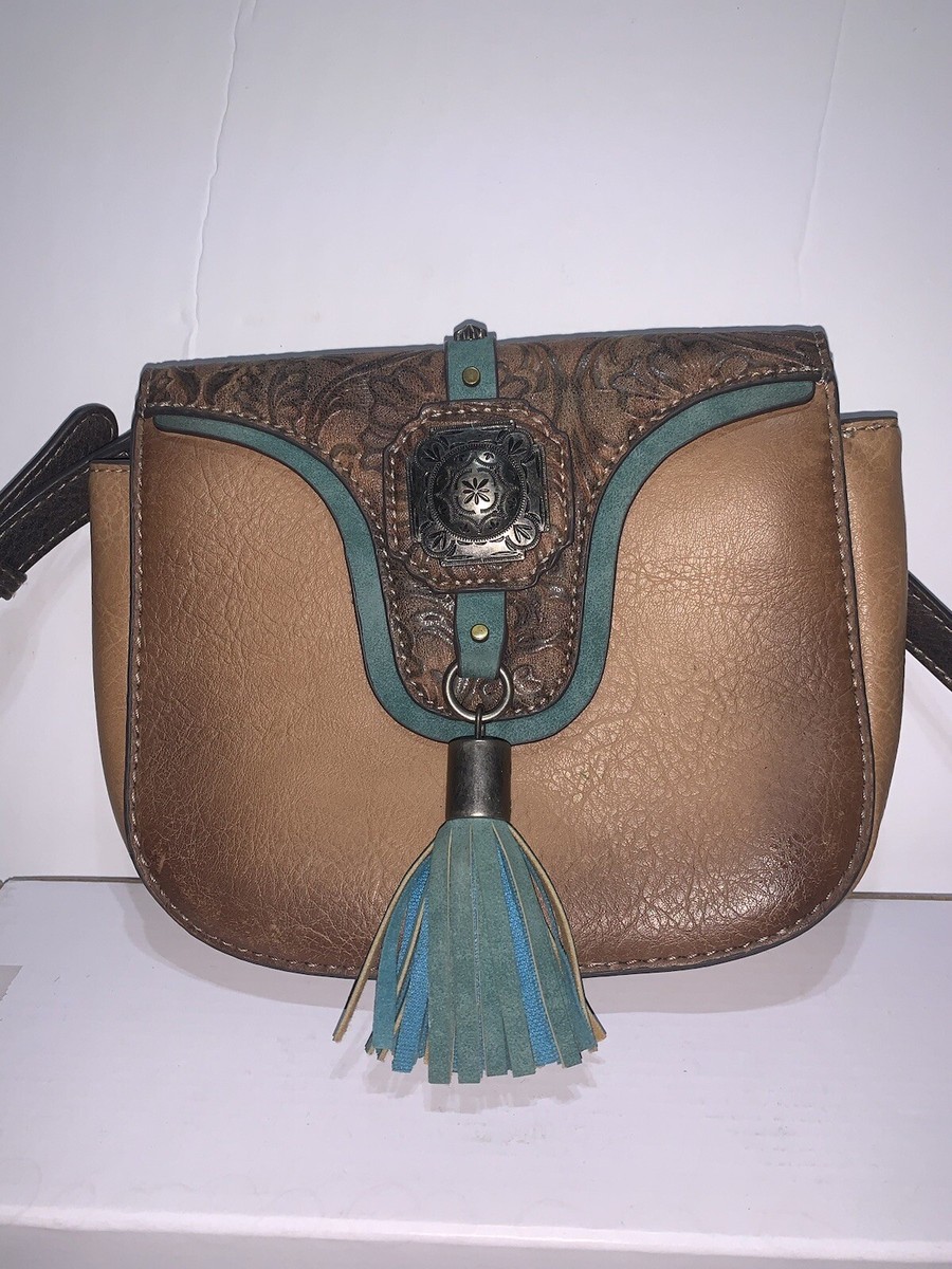 Conch Black Leather Fringe Backpack Justin Western Leather