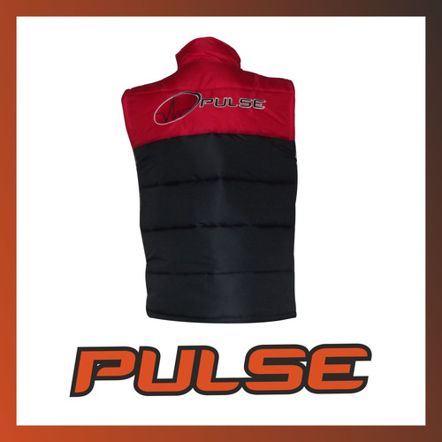 PULSE ADULT WINTER WARM BODY WARMER GILET RED & BLACK - Picture 2 of 2