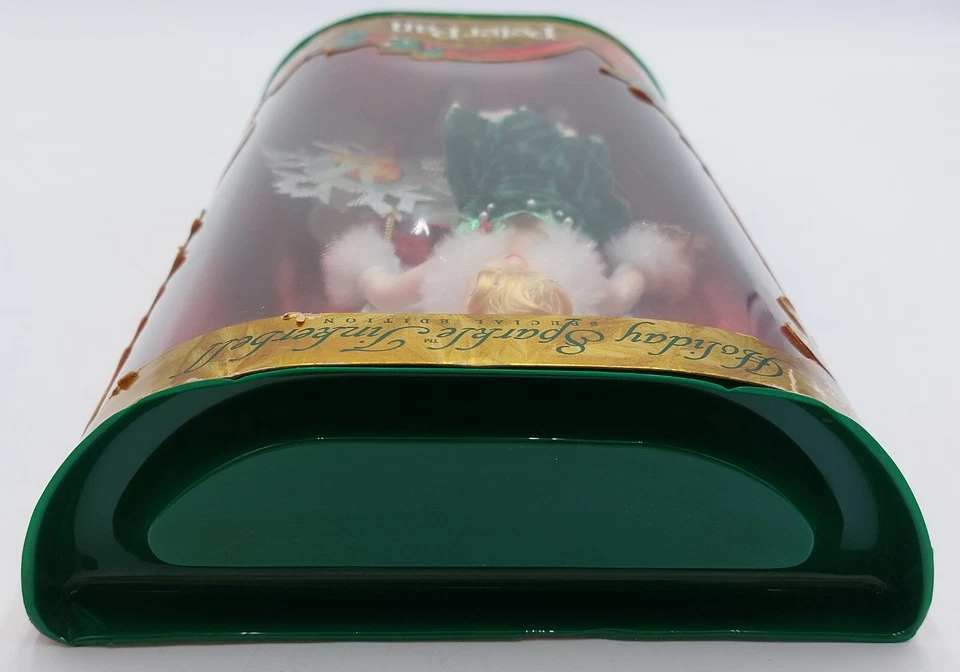 1999 NrfB Walt Disney's Peter Pan Holiday Sparkle Tinkerbell Puppe, Mattel 25566 - Bild 4 von 4