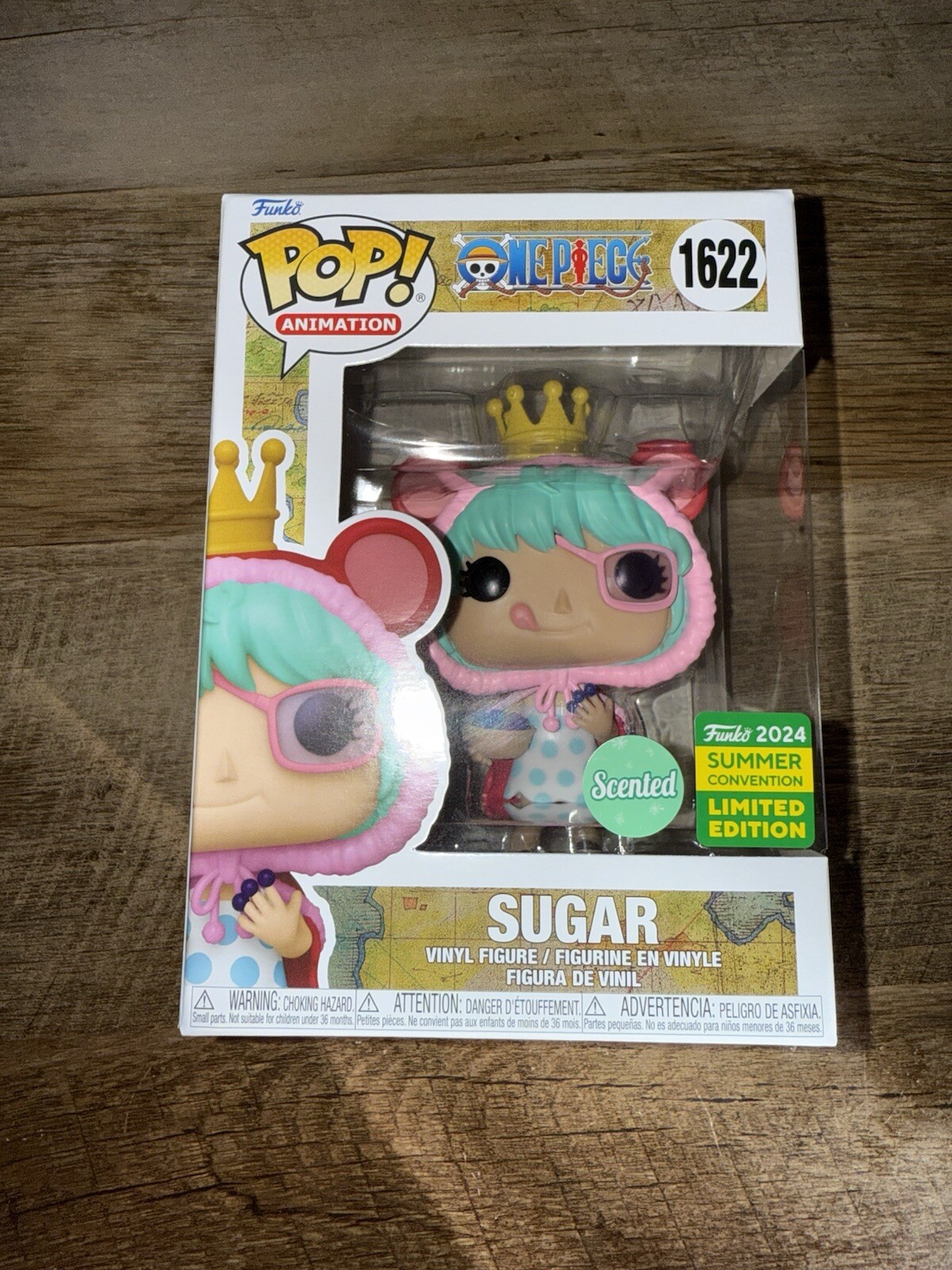Funko Pop One Piece Sugar Scented LE2024 Convention Exclusive #1622 with Protector