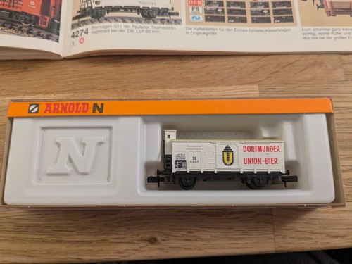 LOT 51618 Schöner Arnold 4271 Bierwagen Kühlwagen Dortmunder Union Spur N in OVP | Zustand: Gebraucht