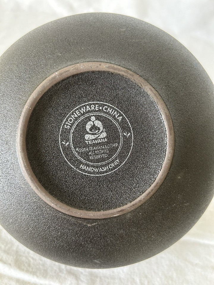 Teavana Stoneware Dark Brown Pebble Teapot with Infuser eBay