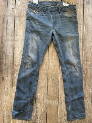 Diesel Jeans Men's Slim Skinny SHIONER Stretch blue/gray size 30x30 NEW