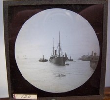 Magic Lantern Slide - Ships Shipping Boats Maritime Naval   Sailing