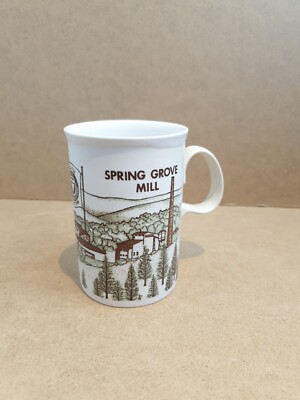Dunoon Keramik Handarbeit Steinzeug Becher Tasse Spring Grove Mill British Tissues Lt