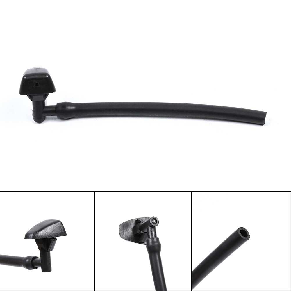 2 Pcs Windshield Washer Nozzle Replacement - Wiper Sprayer Nozzles For Front Windshield