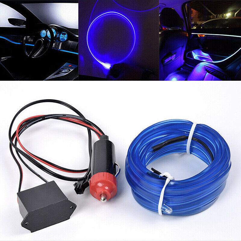4M LED Car Interior Neon Strip Lights for Ambient Glow Decoration