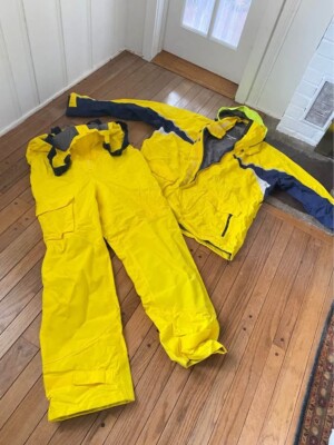 West Marine Foul Weather GEAR  Third Reef XXL JACKET,  XL BIBS Fishing Boat $280