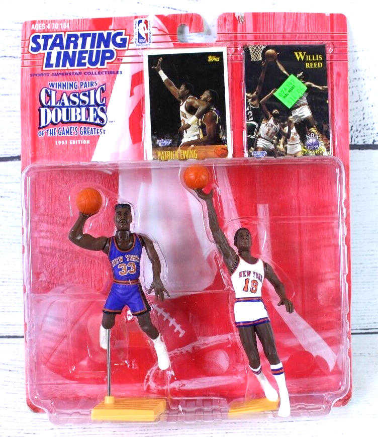 1997 NBA Patrick Ewing Willis Reed NY Knicks Classic Doubles Figure Set