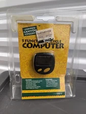Copper Canyon Cycling 5 Function Bike Computer Speed Clock Distance Odometer 