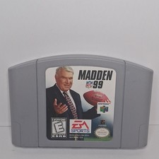 Madden NFL 99 Nintendo 64 Game Cartridge