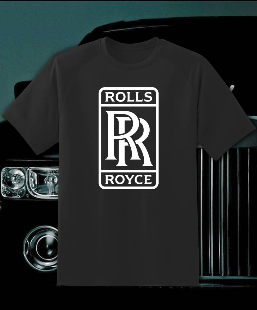 Rolls Royce Automotive Shirt - Adult & Youth sizes up to 6XL Fast Ship!!