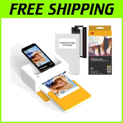 Dock Plus 4PASS Photo Printer - Wireless Bluetooth