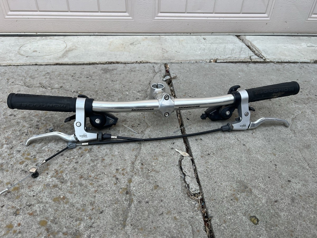 Vintage Mongoose Mountain Bike Handle Bars & Stem MTB 23” Retro | eBay