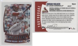 2023 Topps Chrome Update Youthquake Jordan Walker #YQ-51 Rookie RC