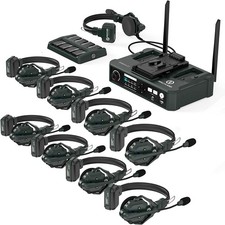Hollyland Solidcom C1 HUB8S Full-Duplex Wireless Intercom Headset System 9Person