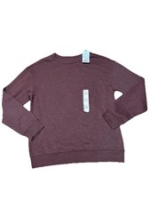 Cat  Jack Kids Crewneck Sweatshirt Size L 10/12 Brown Pullover Cotton Blend NW