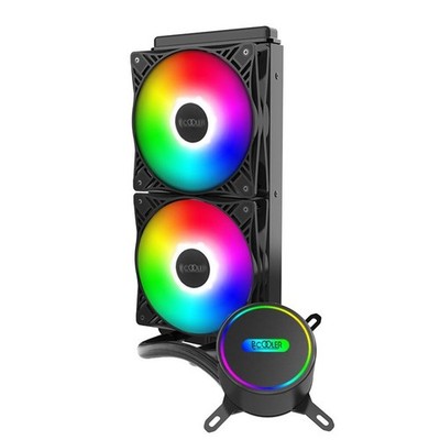 Pccooler GI-CL240VC RGB AIO CPU Wasserkühler - Kühlset - 12 cm - 1600 RPM - 30,8